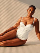 Amelia Korsett-Bodysuit - Weiß